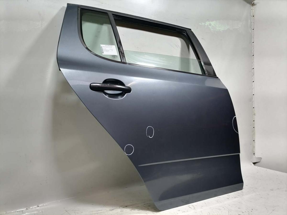 Skoda Fabia 2 original T&uuml;r hinten rechts 9153 Anthracite grey Flie&szlig;heck Bj.2009